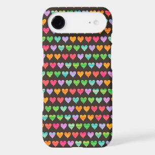 Cœur d'amour arc-en-ciel Coloré Amusant Mignon Étu