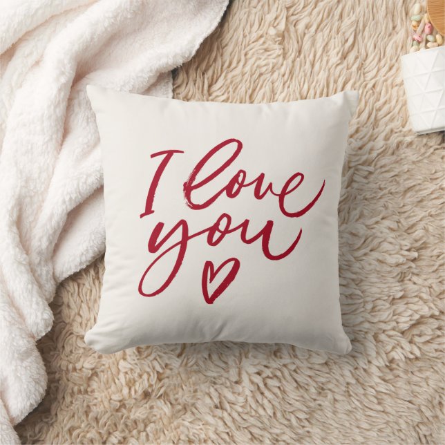 Coeur d'amour Coussin décoratifSaint-Valentin, amo (Couverture)