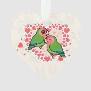 Coeur d'amour de perruche