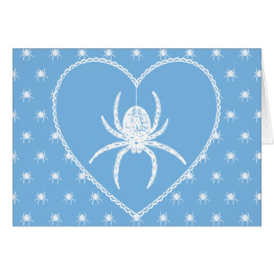 Coeur d'araignée bleue