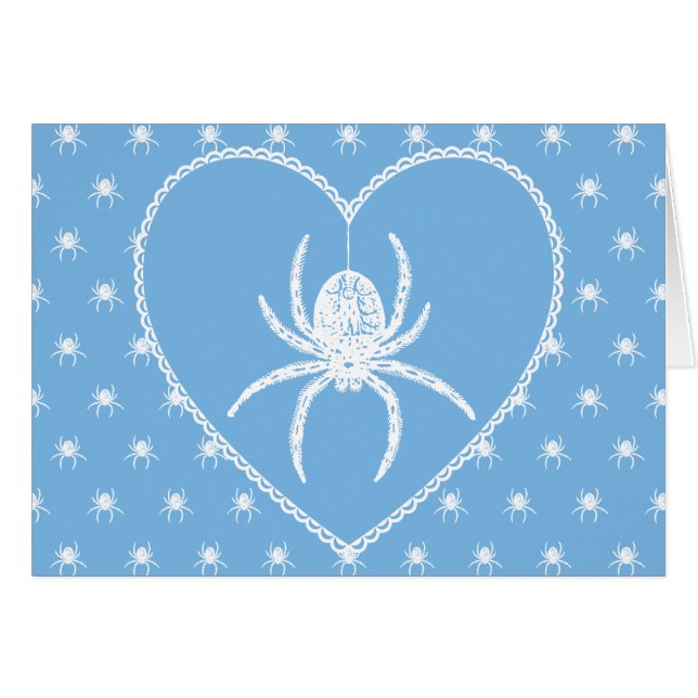 Coeur d'araignée bleue (Devant horizontal)