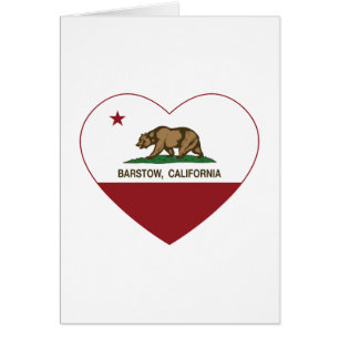 coeur de barstow de drapeau de la Californie