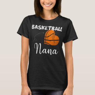 Coeur de basket-ball mignon T-shirt de basket-ball
