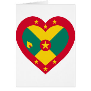 Coeur de drapeau du Grenada