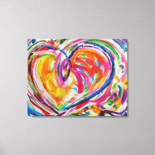 Coeur de la joie Toile Peinture Art Peinture