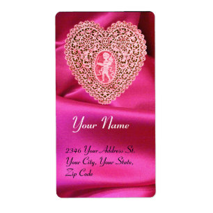 COEUR DE LACE CUPIDE, SOIE FUCHSIA VÊTEMENT rose r