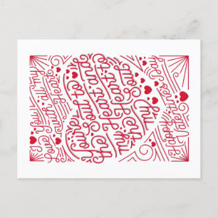 COEUR DE MON ÂME / Carte postale de la Saint Valen