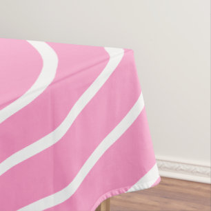 Coeur de nappe rose blanc - Choisissez la couleur
