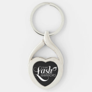 Coeur de porte-clés de guerriers de mèche d'équ