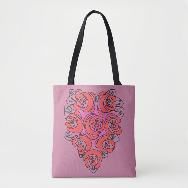 Coeur de sac de roses (Devant)