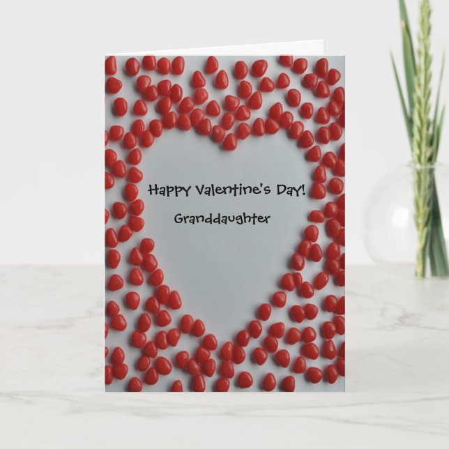 coeur de sucrerie de valentine pour la carte de (Devant)