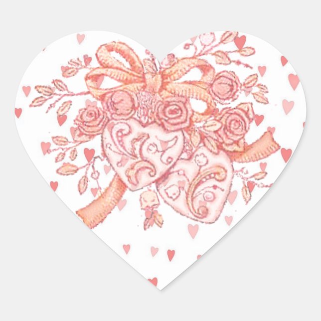 Coeur des coeurs Stickers Saint-Valentin (Devant)