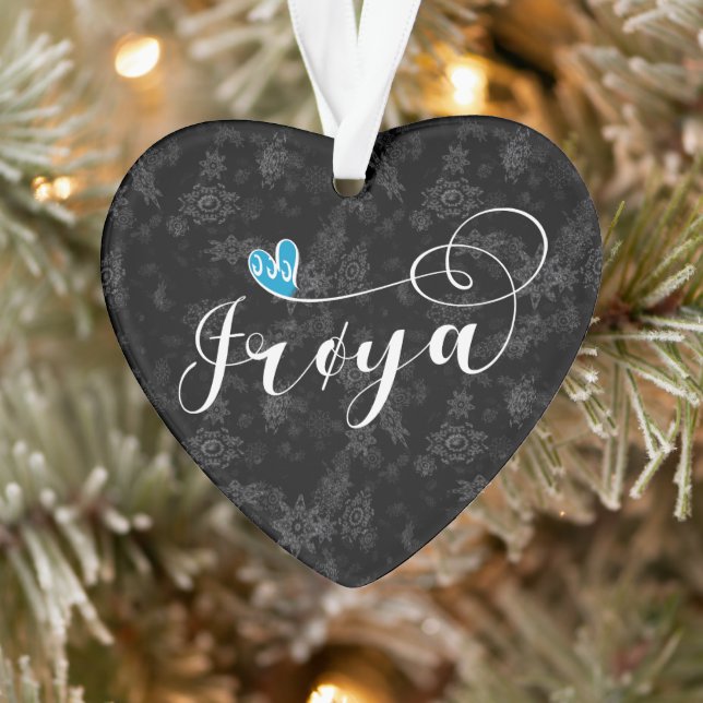 Coeur du drapeau Frøya, Trøndelag (Arbre)