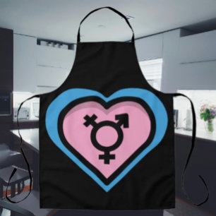 Coeur du tablier de la Trans Pride