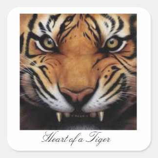 Coeur d'un tigre Stickers