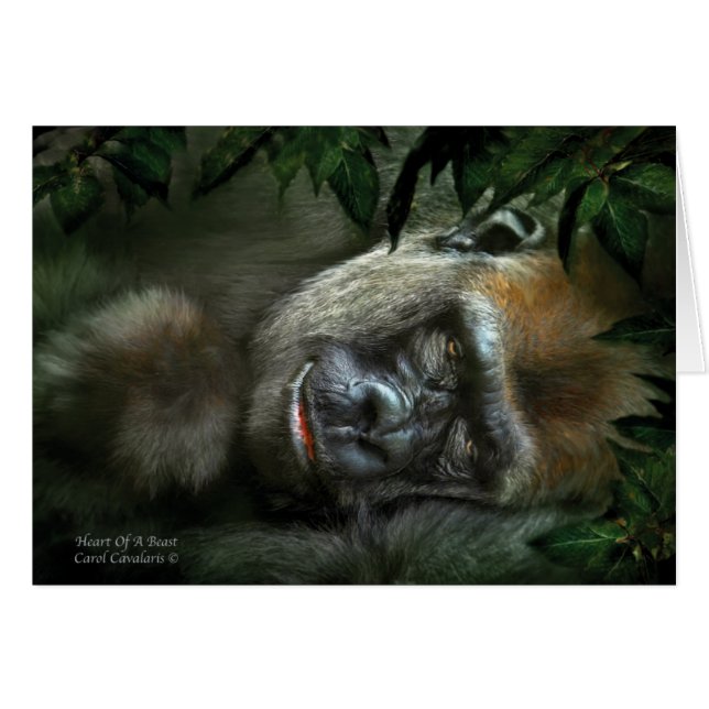 Coeur d'une bête ArtCard (Devant horizontal)