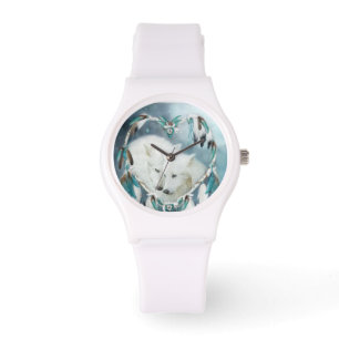 Coeur d'une montre portable d'art de loup