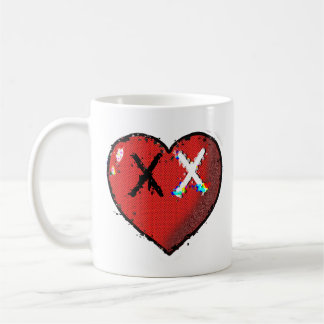 Coeur Émote café Mug