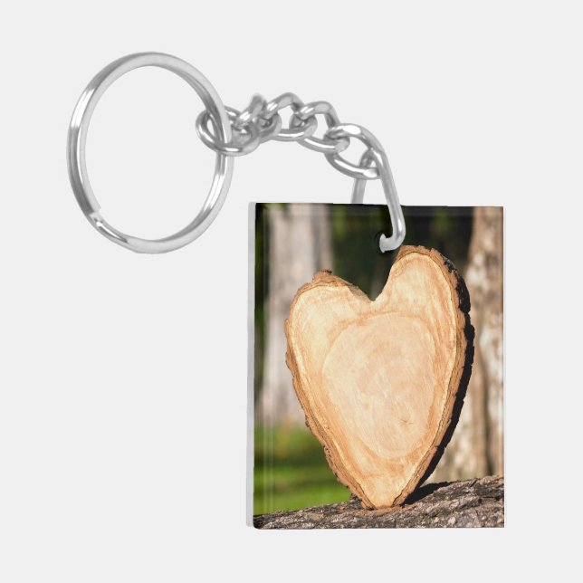 coeur en bois (Devant gauche)