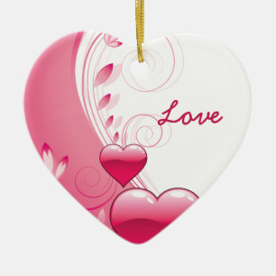 Cœur En Céramique Love Valentine's Day coeurs tournois ornement pers