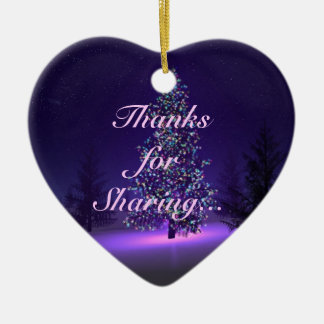 Cœur En Céramique Ornement d'expérience, de force, et d'espoir