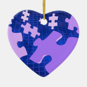 Cœur En Céramique Ornement incompréhensible