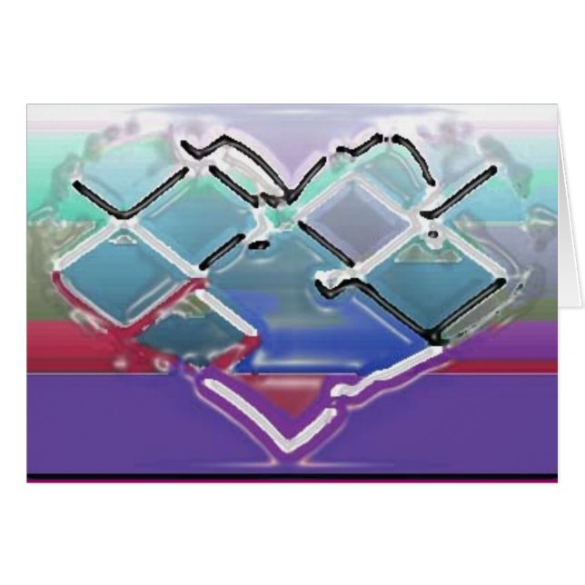 Coeur en chrome liquide (Devant horizontal)