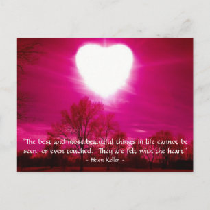 Coeur en feu - Carte postale