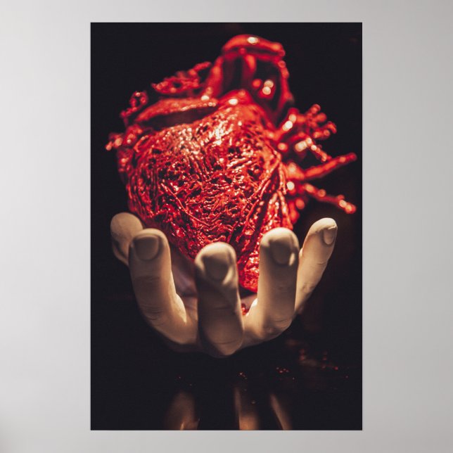 Coeur en main Print, Poster Paper (Matte)frame opt (Devant)