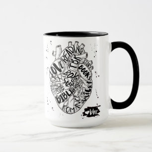 Coeur et âme de tasse Romance