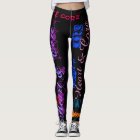 Coeur et coeur répétant 10 lettres Leggings
