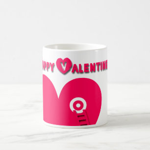 Coeur et échelle Saint Valentin Mug