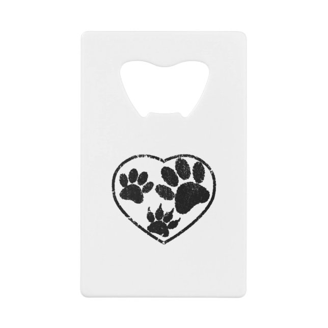 Coeur Et Empreintes de pattes De Animaux De Compag (Devant)