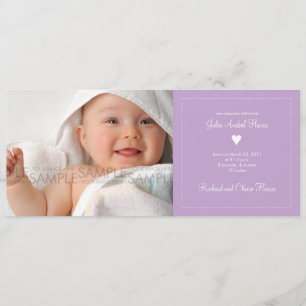 Coeur • Faire-part de bébé