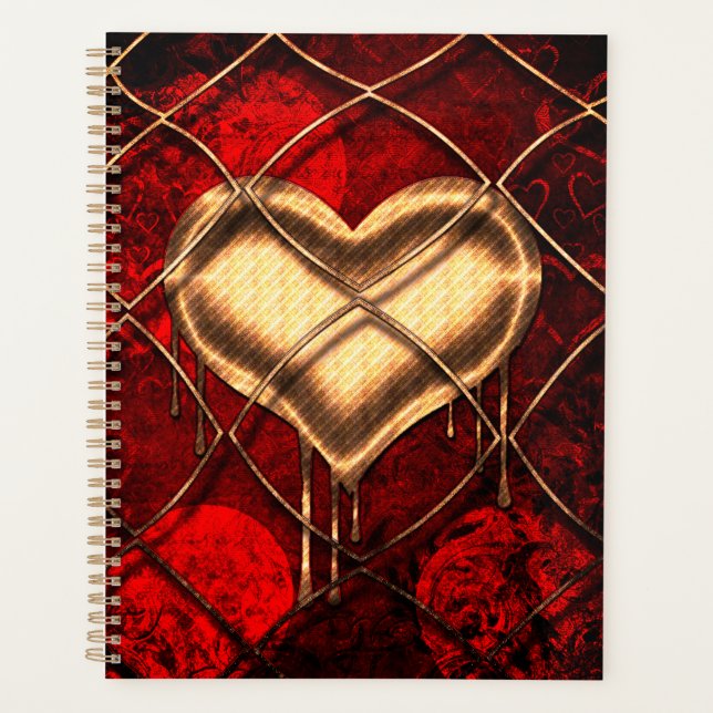 Coeur gothique personnalisé (Devant)