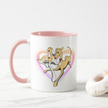 Coeur Greyhound Art Mug