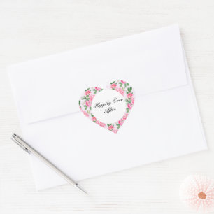 Cœur Heureux Jamais après Sticker