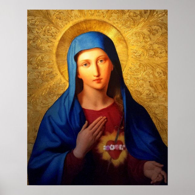 Coeur immaculé de Marie - Poster de Notre Dame Vie (Devant)