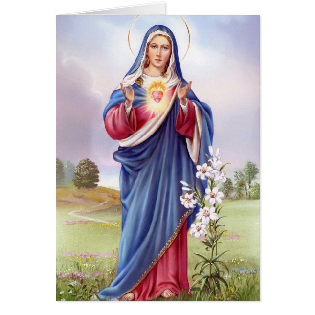 Coeur impeccable de Vierge Marie (Devant)