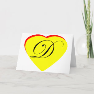 Coeur Jaune Rouge D Faire-part de mariage Le MUSÉE