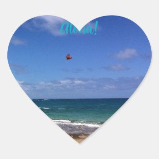 Cœur Kauai coeur Aloha sticker