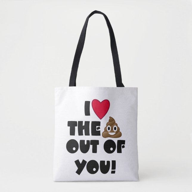 Coeur le sac d'Emoji de dunette (Devant)