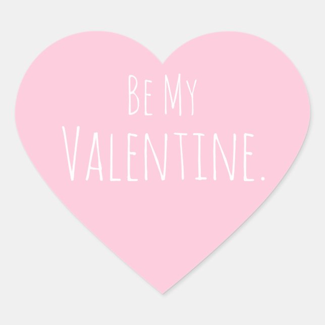 Cœur Love Valentine's Day Heart Sticker (Devant)