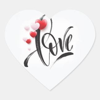 Cœur Love Valentine's Day Sticker