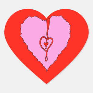 Cœur My Hole Heart - Art Sticker