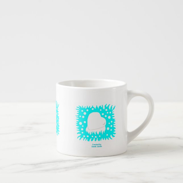 Coeur neige d'hiver Espresso Mug (Droite)