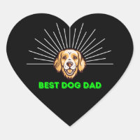 Pawsome Dad : Best Dog Sticker Designs for Father'