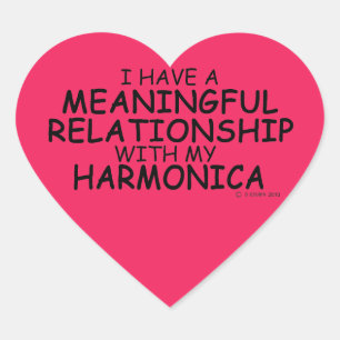 Cœur Relation significative Sticker Coeur Harmonica