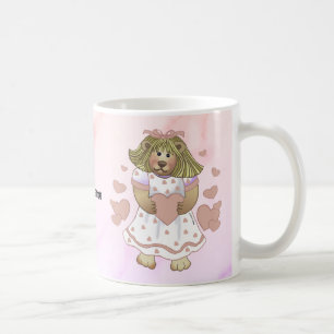 coeur rose Betsy Bear mug