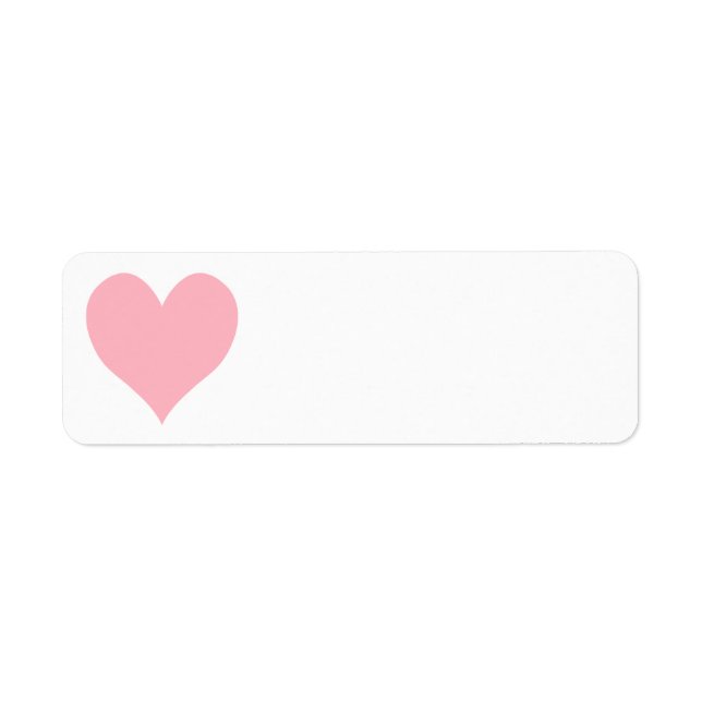 Coeur rose clair (Devant)